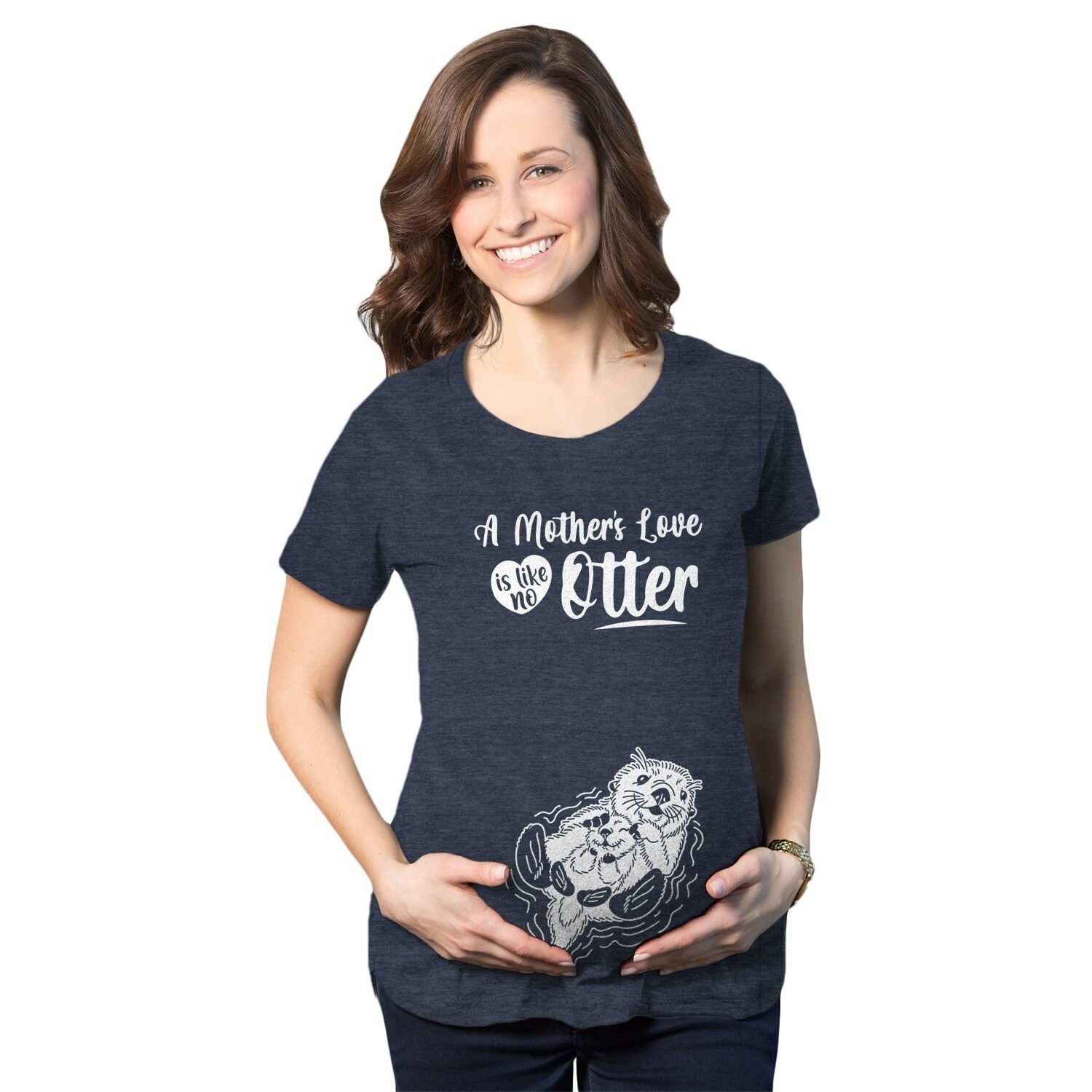 Maternity A Mothers Love Is Like No Otter Tshirt Overstock 3001