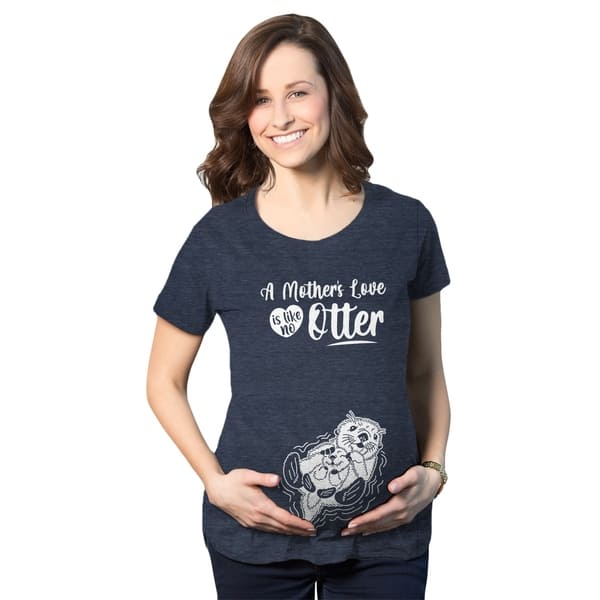 Maternity A Mothers Love Is Like No Otter Tshirt Overstock 3001 Maternity A Mothers Love Is Like No Otter Tshirt Overstock 3001