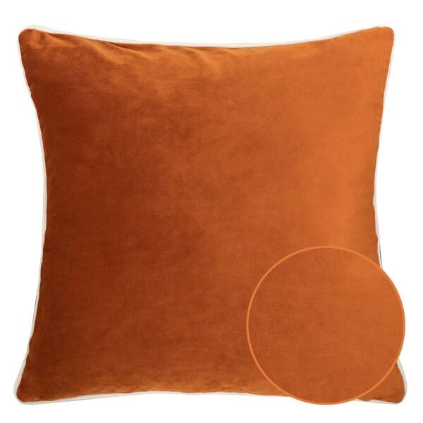 Shop Skylar Turquoise Velvet 20 Square Decorative Throw Pillow