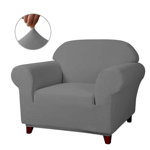 Shop Enova Home Ultra Soft Stretch Fabric Armchair Slipcovers Removable Anti Dirty Fitted Furniture Protector N A Overstock 30084796