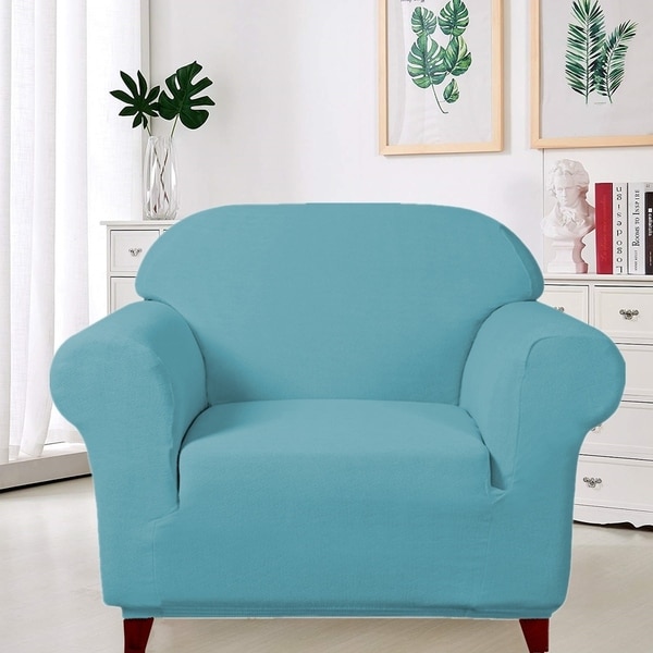 Enova Home Ultra Soft Stretch Fabric Armchair Slipcovers Removable Anti-Dirty Fitted Furniture Protector - N/A. Opens flyout.