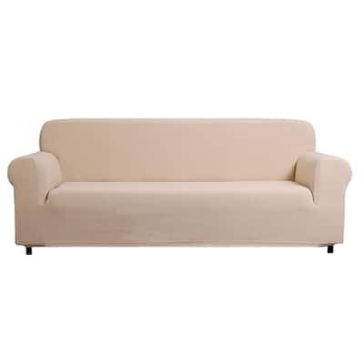 Off White T Cushion Sofa Couch Slipcovers Online At T Cushion Sofa Couch Slipcovers