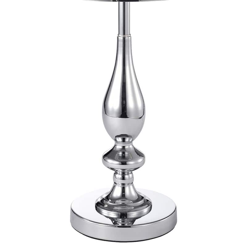 Divina Crystal and Chrome Table Lamp