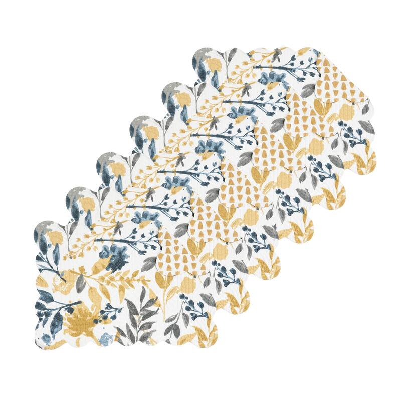 Natural Home Reversible Placemat Set of 6