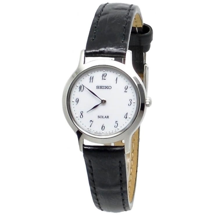 seiko black solar watch
