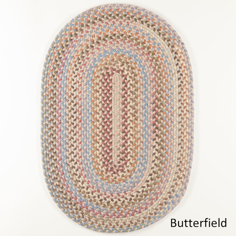 Lake Braided Wool Area Rug - 2 ft x 4 ft - Butterfield