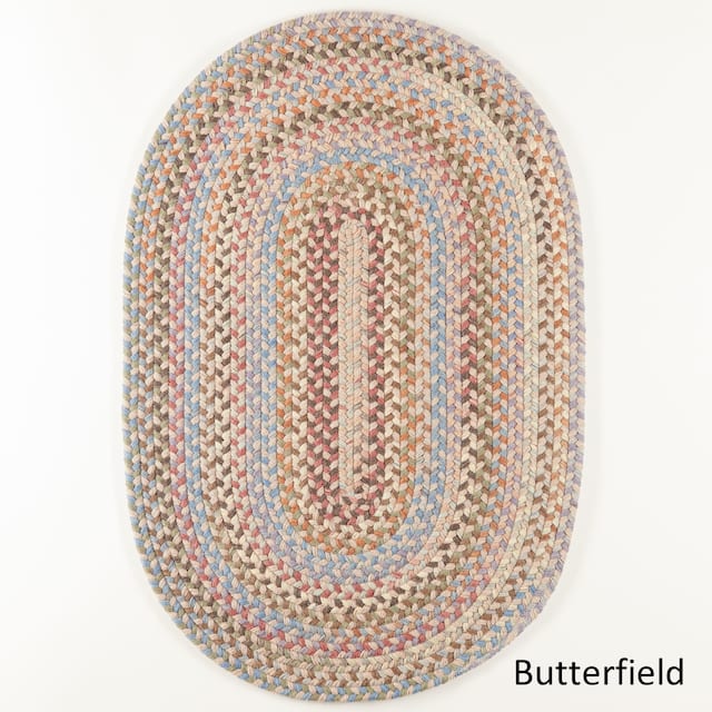 Lake Braided Wool Area Rug - 10 ft x 13 ft - Butterfield