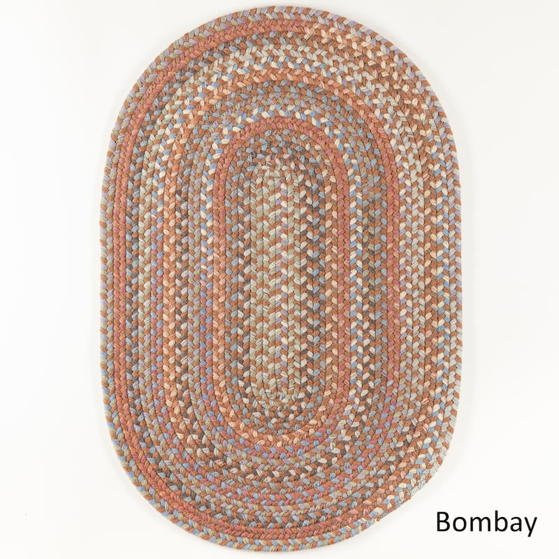 Lake Braided Wool Area Rug - 3 ft x 5 ft - Bombay