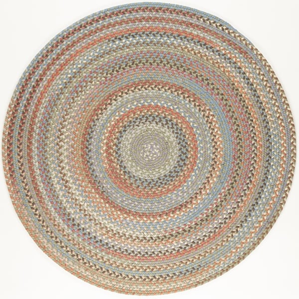 slide 2 of 6, Lake Braided Wool Area Rug 10 ft x 10 ft - Seaweed