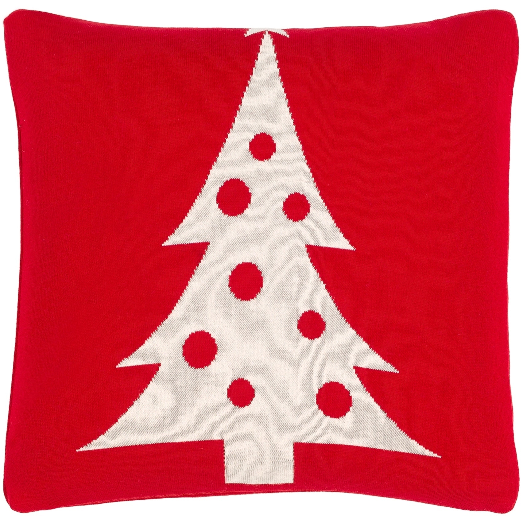 Shop Lulu Knitted Christmas Tree 18 Inch Throw Pillow Cover Free