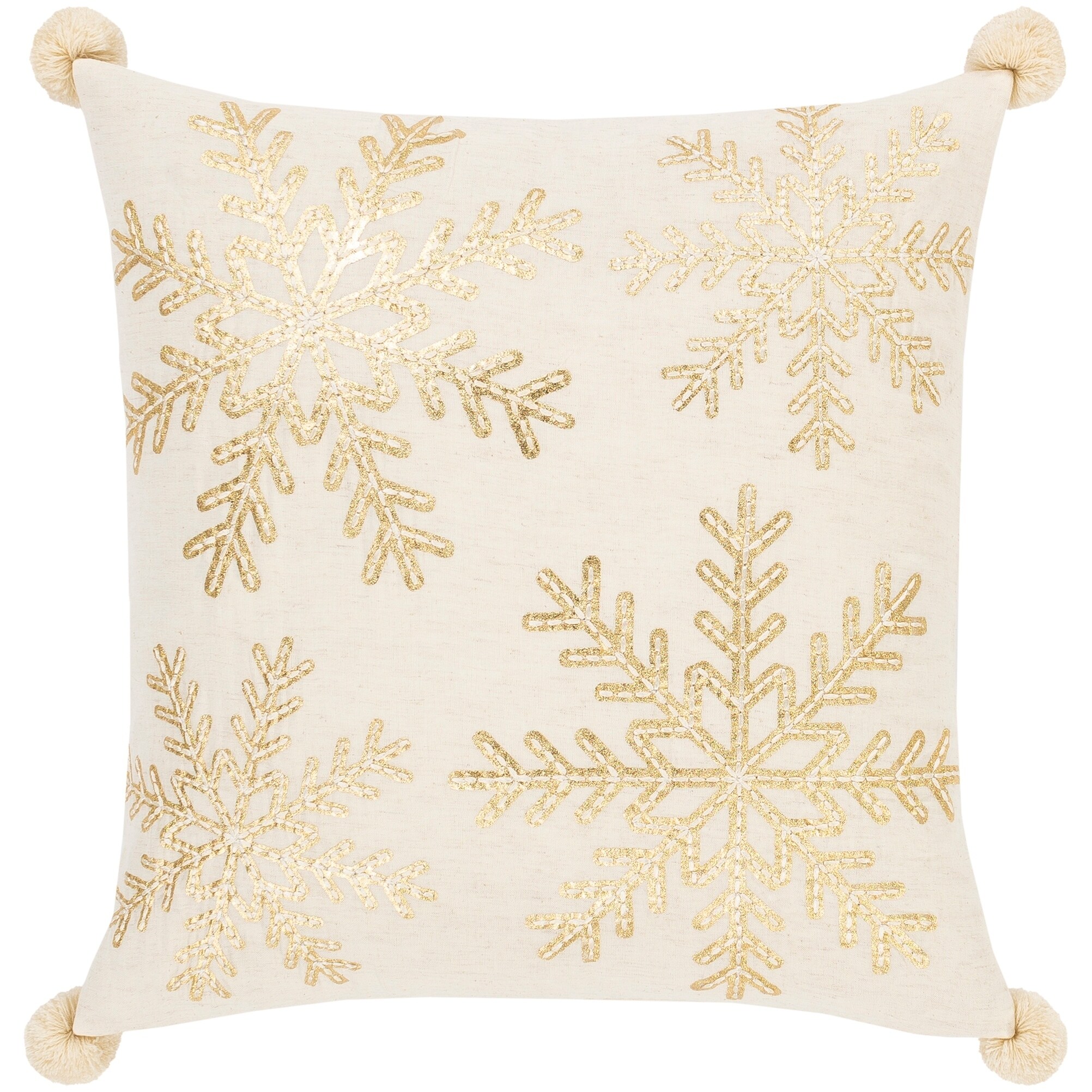 snowflake throw pillow covers