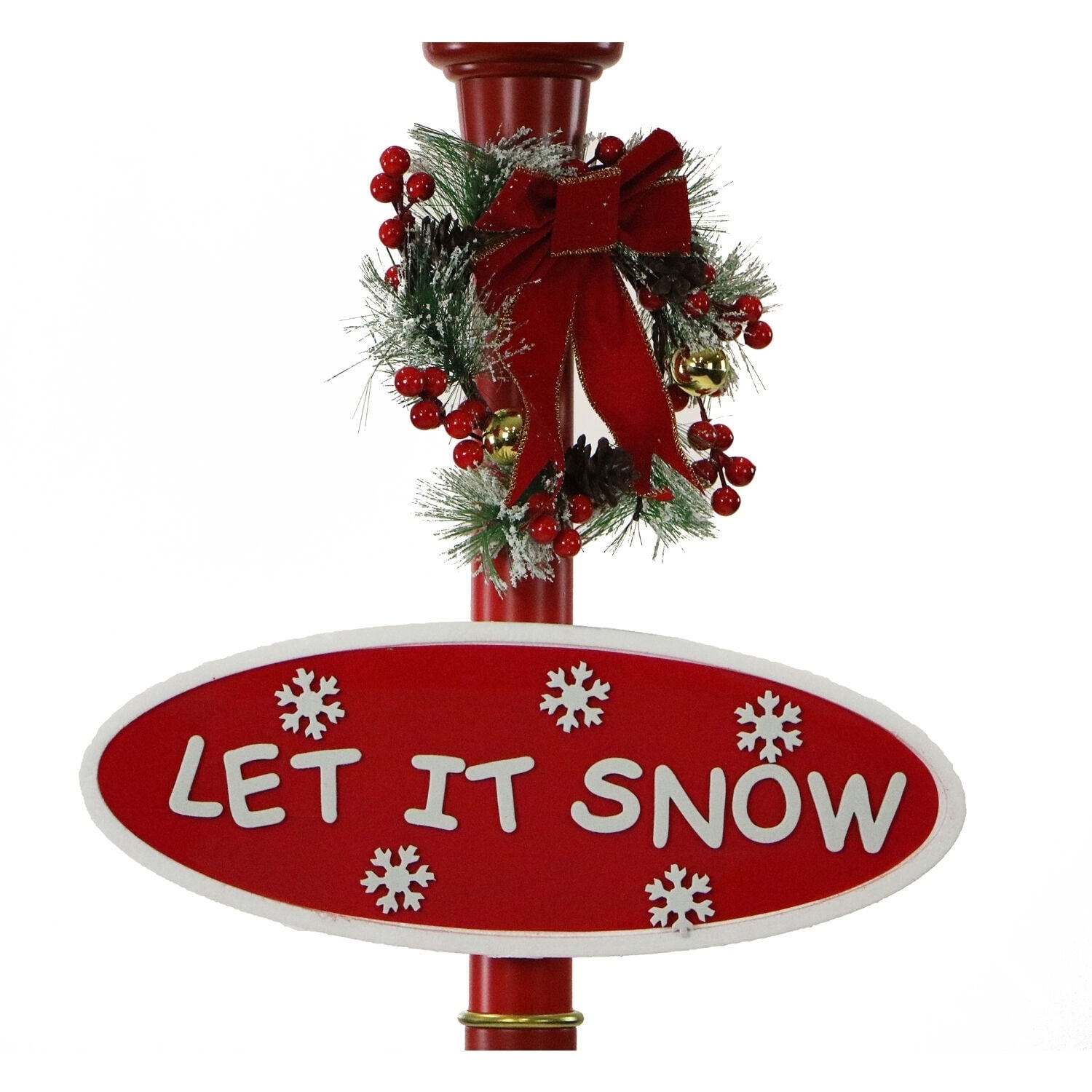 Shop Fraser Hill Farm Let It Snow Series 69 In Snow Globe Lamp