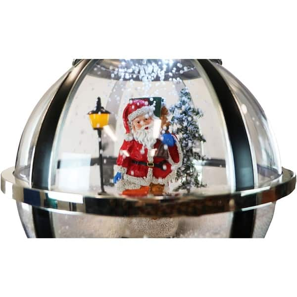 Shop Fraser Hill Farm Let It Snow Series 69 In Snow Globe Lamp