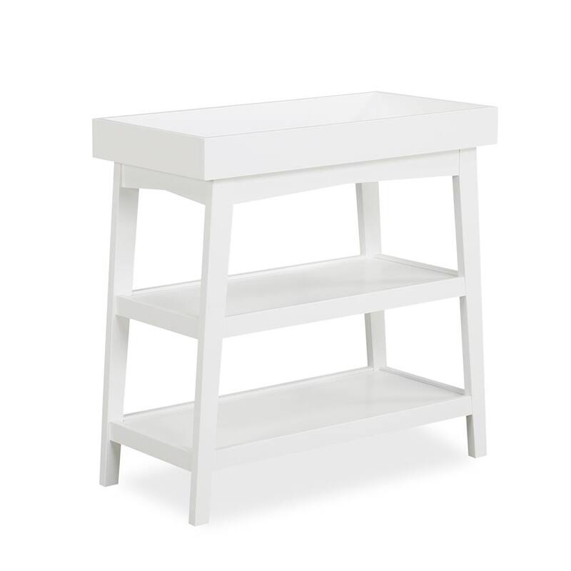 The Novogratz Harper Baby Open Changing Table - White
