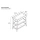 preview thumbnail 15 of 13, The Novogratz Harper Baby Open Changing Table