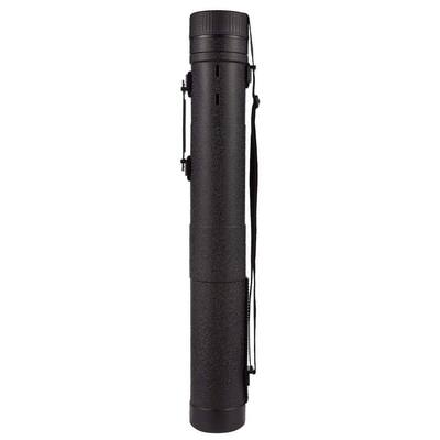 Juvale Black Plastic Expanding Poster Art Document Storage Tube with Strap 30" to 49"