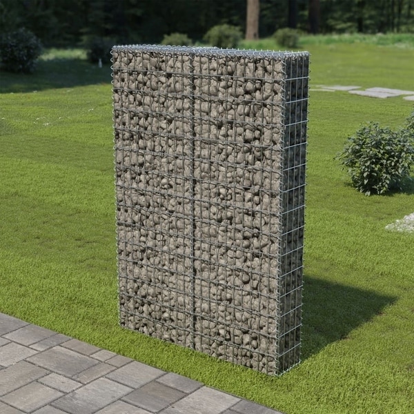 Gabion Wall with Covers Galvanized Steel 39.4"x7.87"x59"
