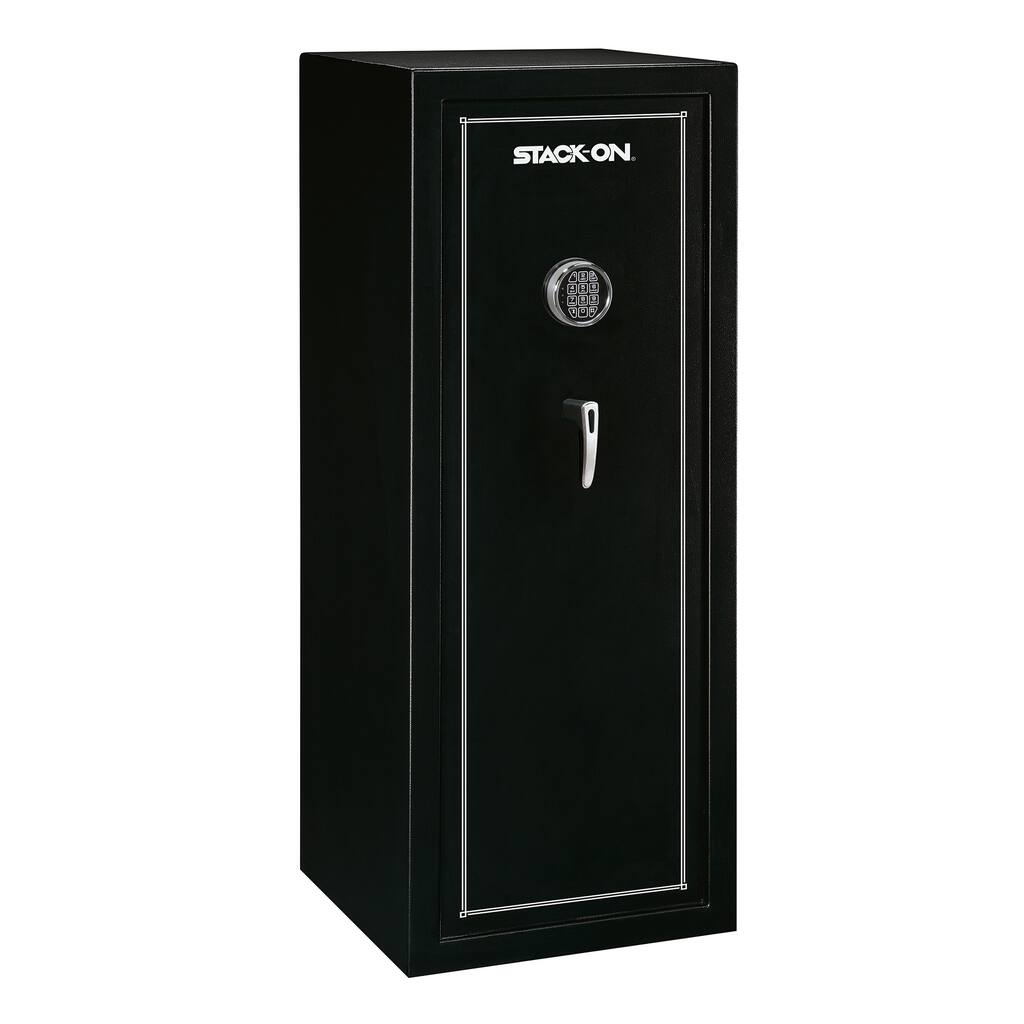 Alpha Guardian SS-16-MB-E Stack-On Gun Safe, Black - N/A