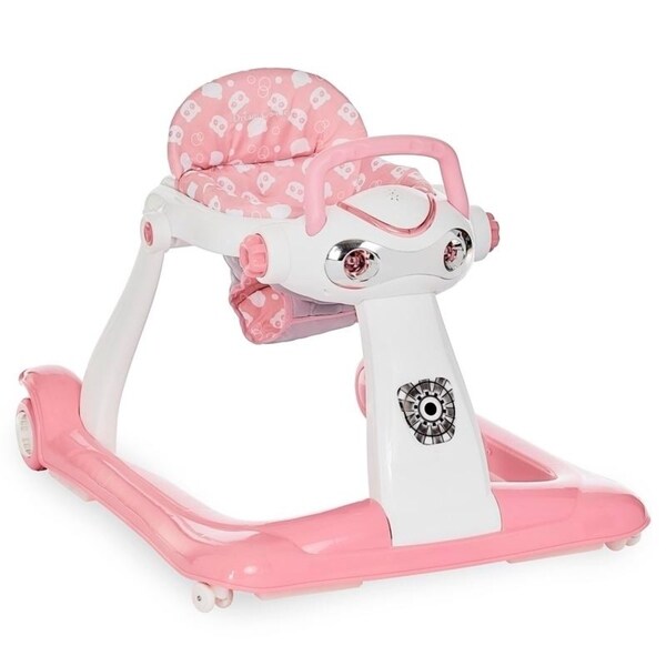 pink car walker