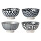 preview thumbnail 3 of 3, 4 Piece Cereal Bowl Set - Color Black