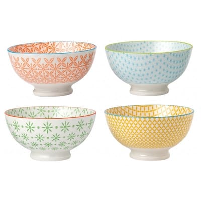 4 Piece Cereal Bowl Set - Color