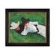 Two Girls Lying On The Grass By John Singer Sargent 1890 Black Frame 