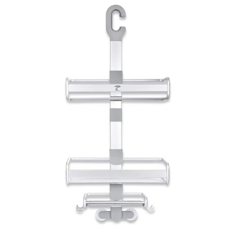 ToiletTree Products Rustproof Aluminum Shower and Bath Caddy (Aluminum)