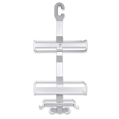 ToiletTree Products Rustproof Aluminum Shower and Bath Caddy (Aluminum)