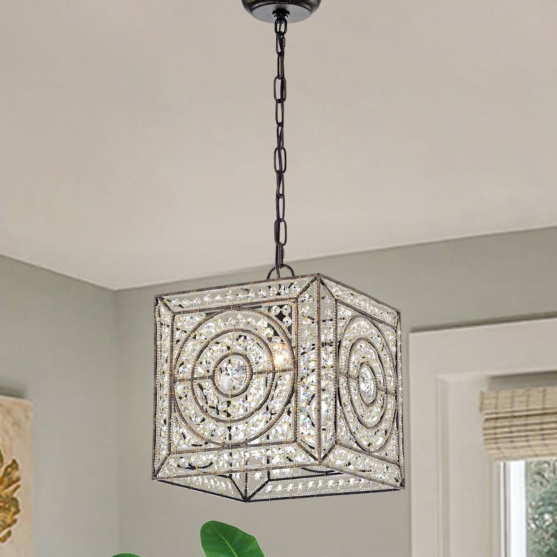 Eline 1-Light Antique Bronze Pendant Lamp