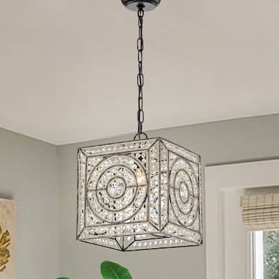 Eline 1-Light Antique Bronze Pendant Lamp