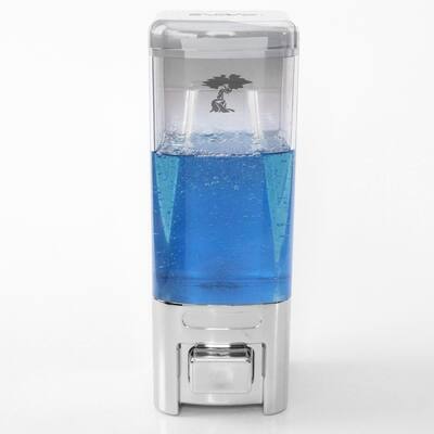 ToiletTree Products Shampoo and Soap Dispensers (Chrome, Single)