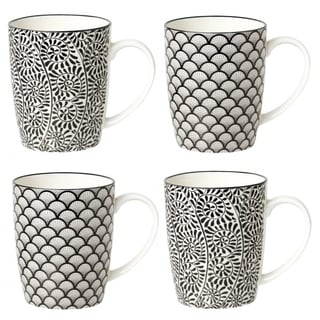 Japanese-style Tall 18-ounce Assorted Coffee Mugs (Set of 4) - On Sale -  Bed Bath & Beyond - 30077055