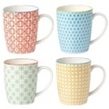 Mugs that Match Novica Handmade Midnight Cup Ceramic And Teak Wood Tea Set (5 Pcs)