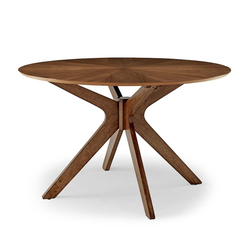 Crossroads 47" Round Wood Dining Table