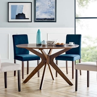 Crossroads 47" Round Wood Dining Table