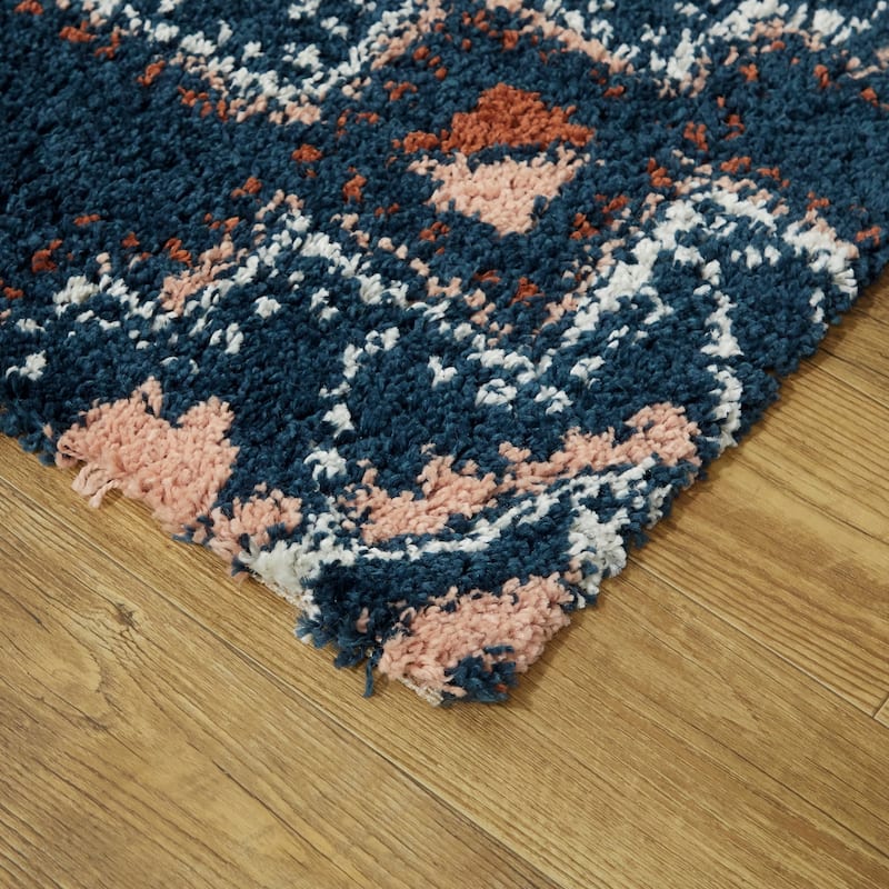 Amaru Geometric Shag Area Rug