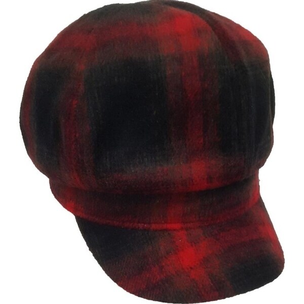 wool plaid hat