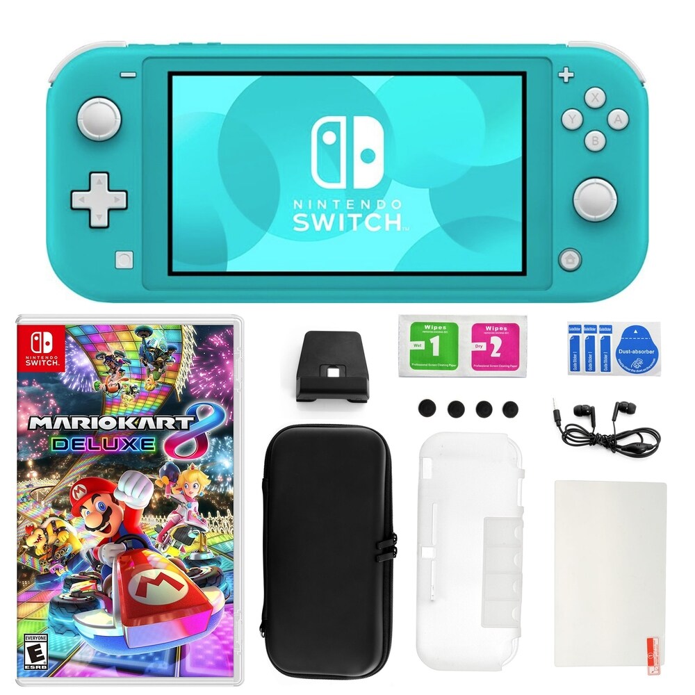 Nintendo Switch With Neon Blue Red Joycons Bundle Includes Extra Warranty Black Black On Overstock Com Fandom Shop - can you get roblox on nintendo switch lite