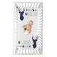 preview thumbnail 1 of 0, Sweet Jojo Designs Woodland Deer Collection Boy Photo Op Fitted Crib Sheet - Navy Blue Mint Grey Woodsy Arrow Be Brave Be Strong