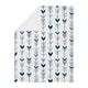 preview thumbnail 2 of 3, Sweet Jojo Designs Woodland Arrow Woodsy Gray Collection Boy Baby Receiving Security Swaddle Blanket - Navy Blue, Mint and Grey