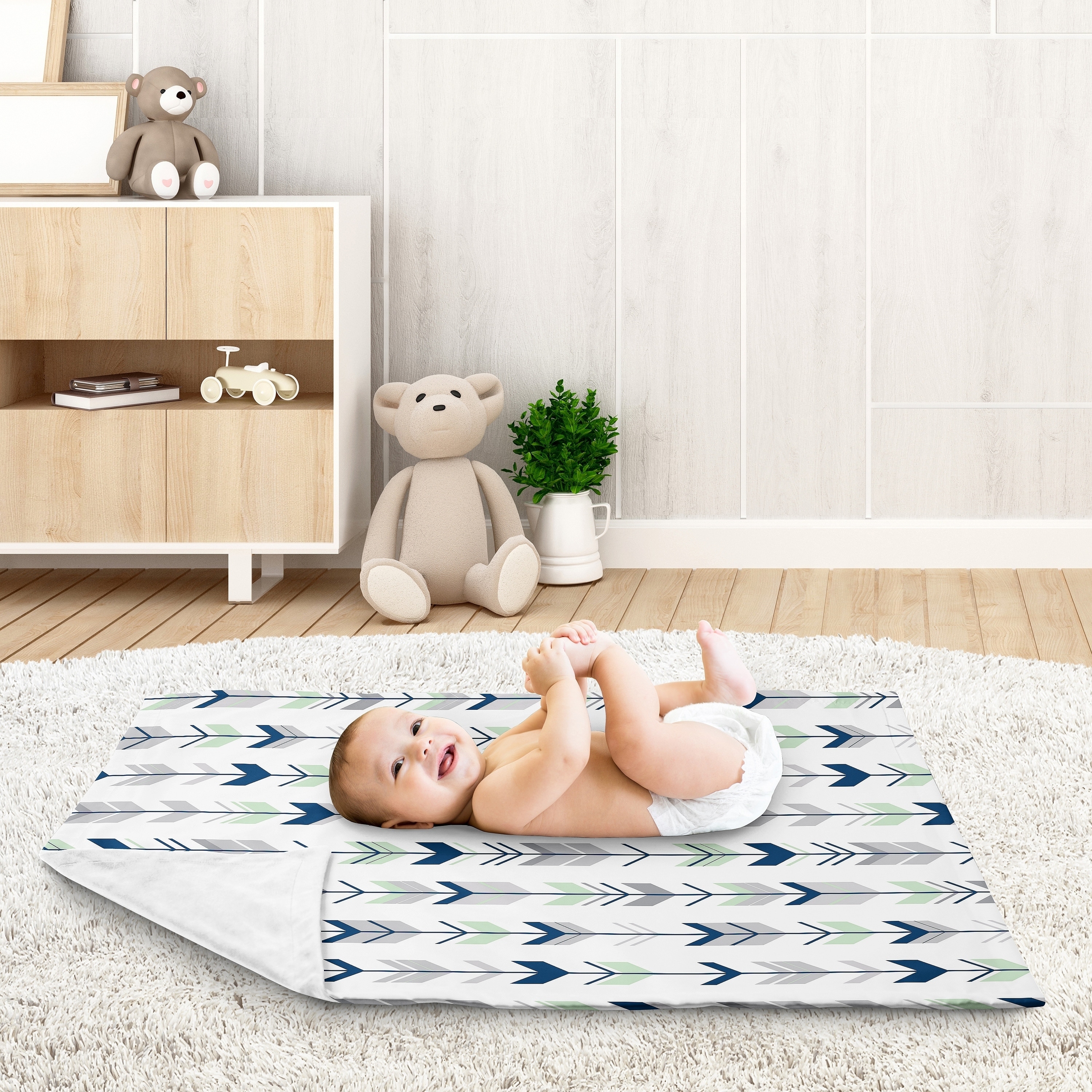 Sweet Jojo Designs Woodsy Security Baby Blanket