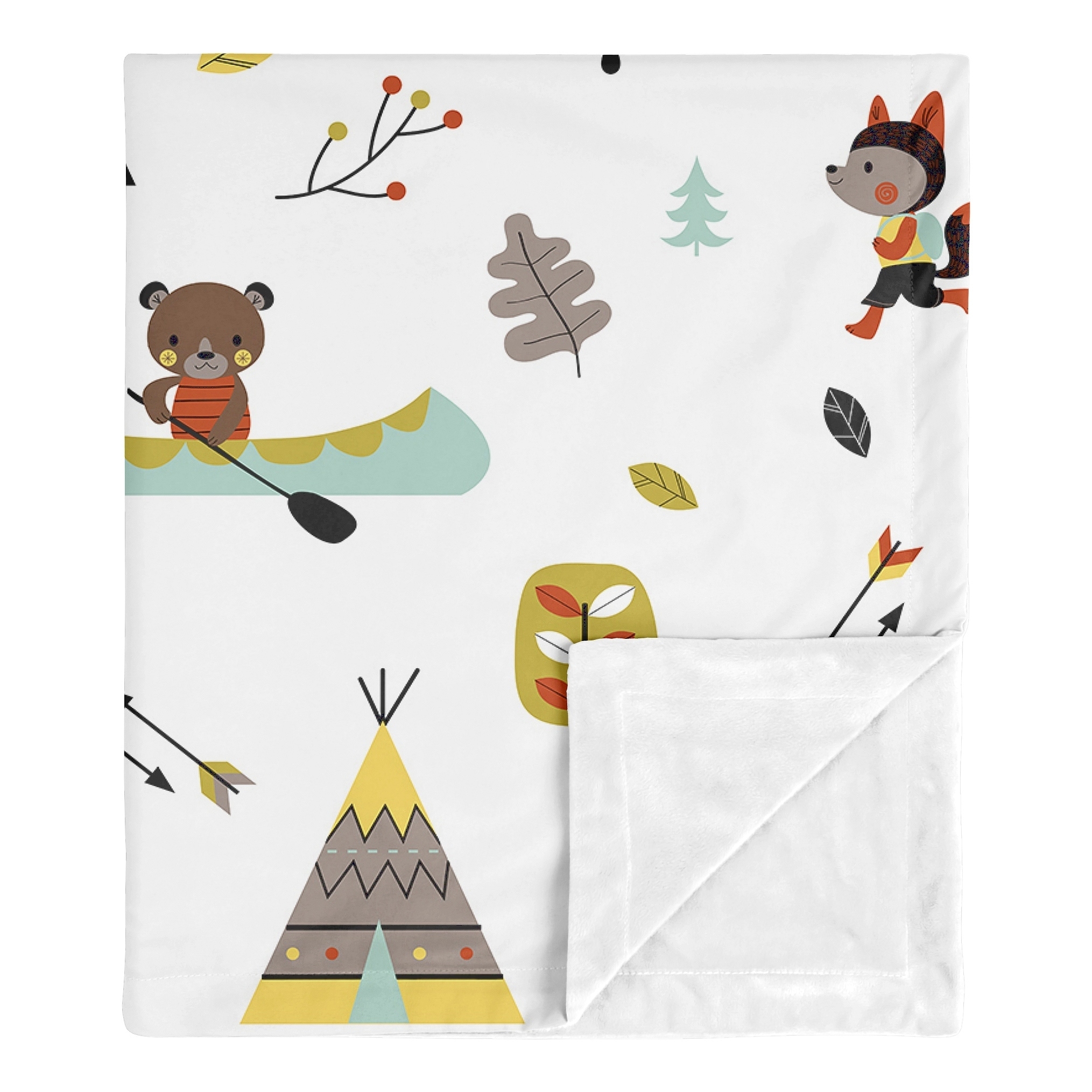 woodland swaddle blankets