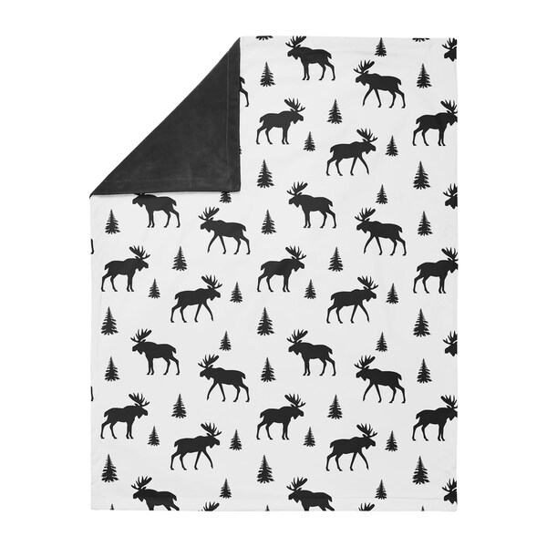 moose swaddle blanket