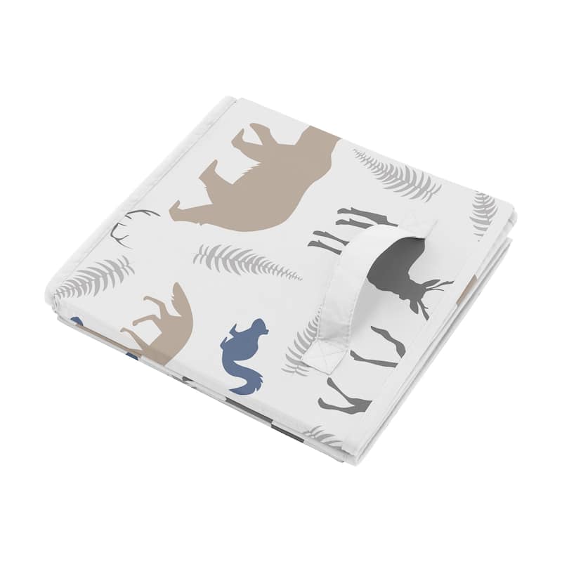 Sweet Jojo Designs Blue and Grey Bear Deer Fox Woodland Animals ...