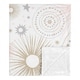 preview thumbnail 1 of 3, Sweet Jojo Designs Star and Moon Celestial Collection Girl Baby Receiving Security Swaddle Blanket - Blush Pink, Gold, and Grey