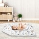 preview thumbnail 3 of 3, Sweet Jojo Designs Bear Gray Deer Fox Woodland Animals Collection Boy Baby Receiving Security Swaddle Blanket - Beige Blue Grey