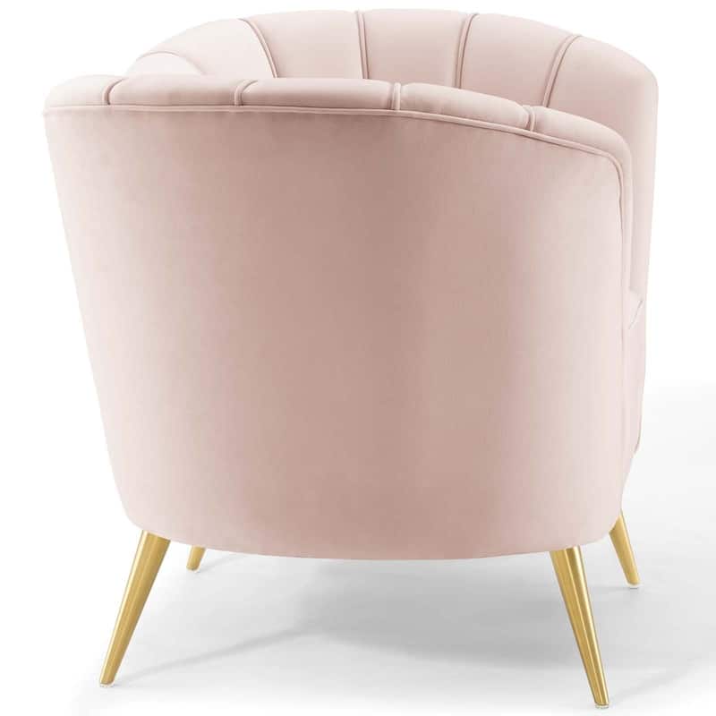 Silver Orchid Blandick Velvet Armchair
