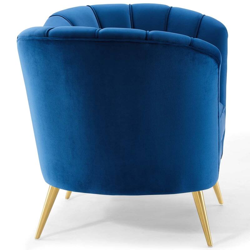 Silver Orchid Blandick Velvet Armchair