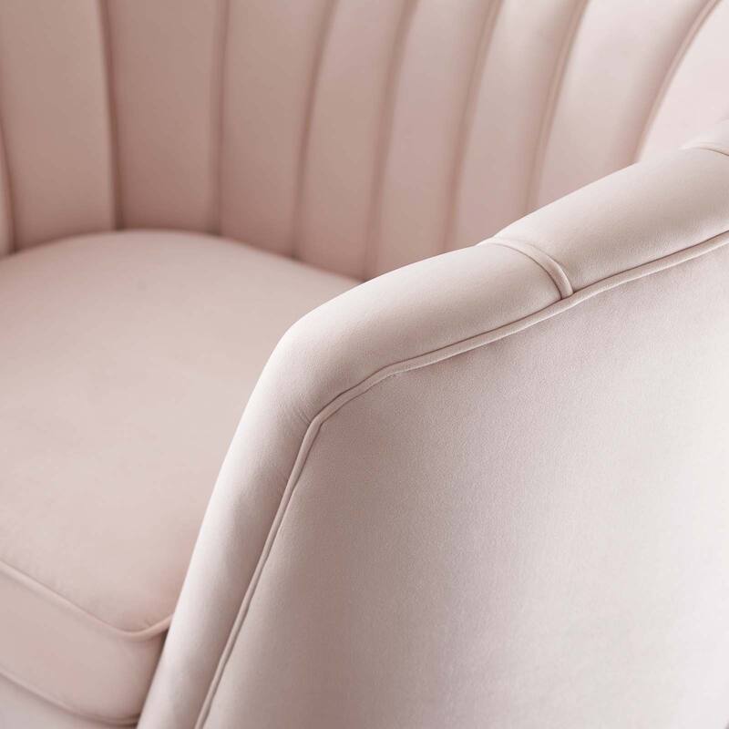 Silver Orchid Blandick Velvet Armchair