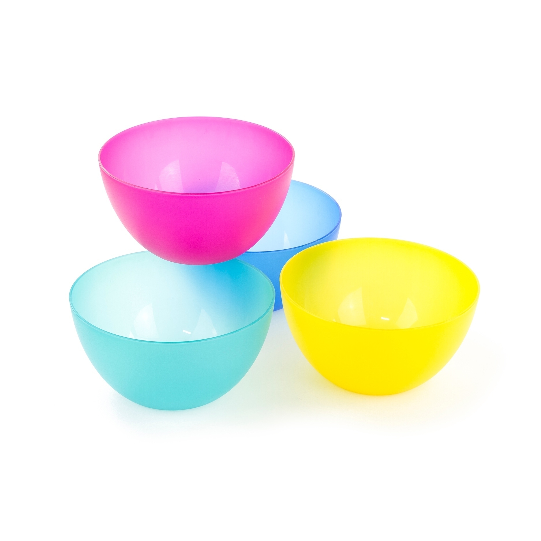 5 Plastic Feeding Bowls Set Food Cereal Fruit Soup Container Storage Weaning Cup
